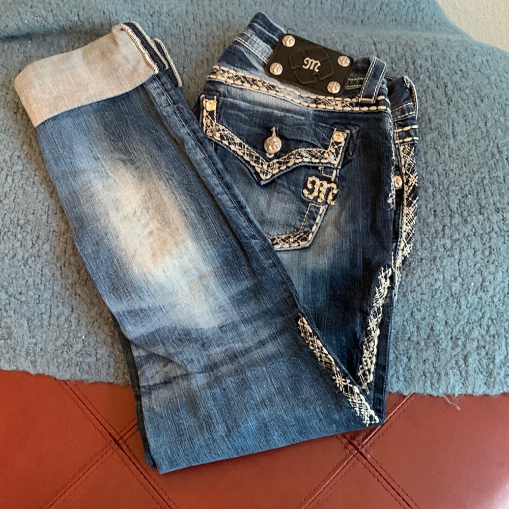Miss Me Distressed (manufactured) Skinny Jeans